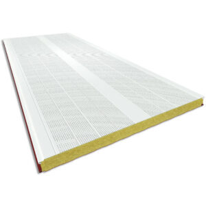 M2 Panel fachada lana de roca acústico machihemabrado